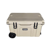 DL55 Hard Cooler Ice Chest with Wheels for Camping Fishing