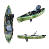 Single Person Sea Kayak for Fishing And Camping LLDPE Rotomolded Hull Material Rowing Boat