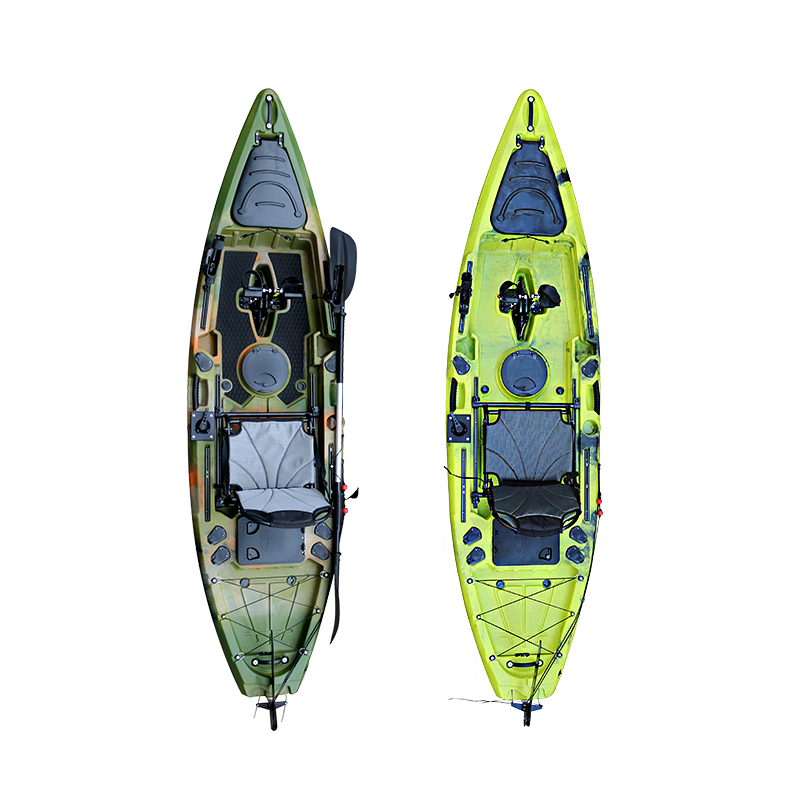 Single Person Sea Kayak for Fishing And Camping LLDPE Rotomolded Hull Material Rowing Boat