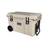 DL55 Hard Cooler Ice Chest with Wheels for Camping Fishing