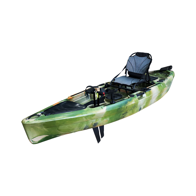 Single Person Sea Kayak for Fishing And Camping LLDPE Rotomolded Hull Material Rowing Boat