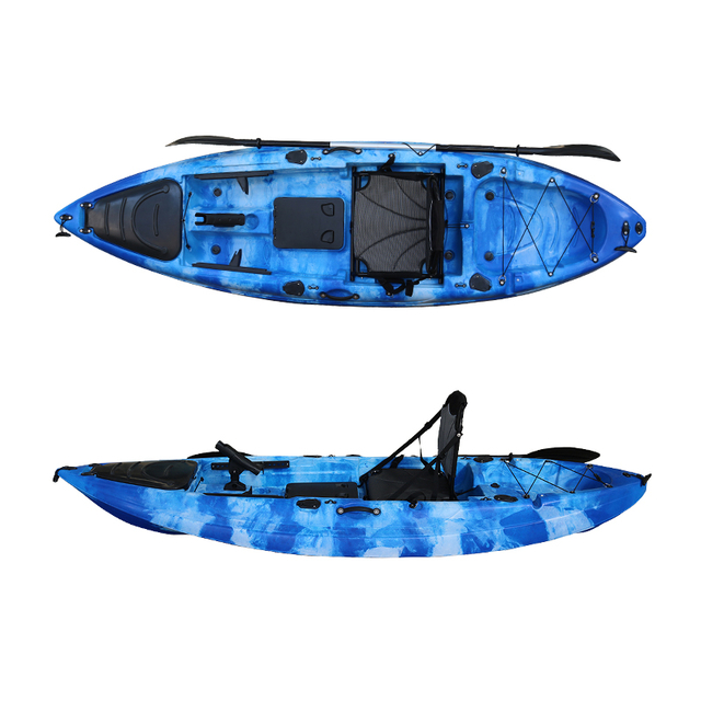 Rotomolded Single Person Sea Kayak for Fishing and Camping LLDPE Hull Material Rowing Boat on Sale